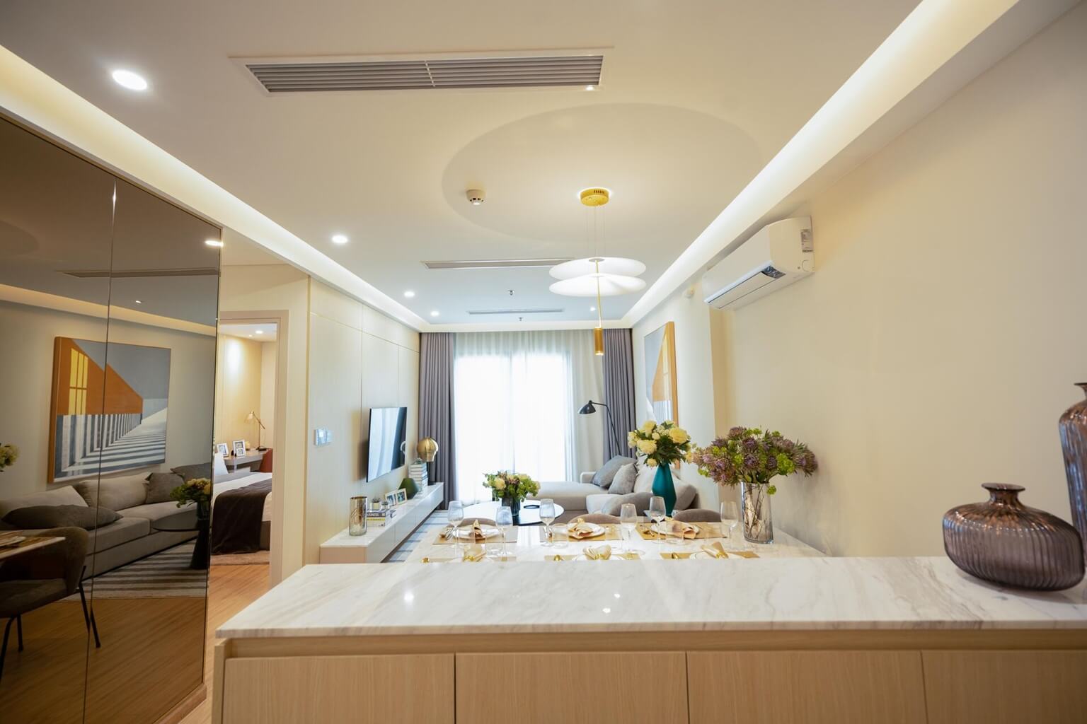 căn hộ mẫu moonlight 2 an lạc green symphony