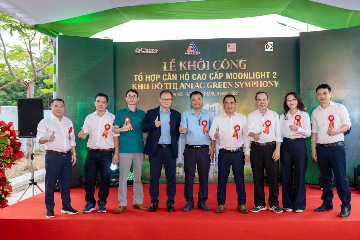 Anlac Group khởi công tòa Moonlight 2 tại khu đô thị An Lạc Green Symphony