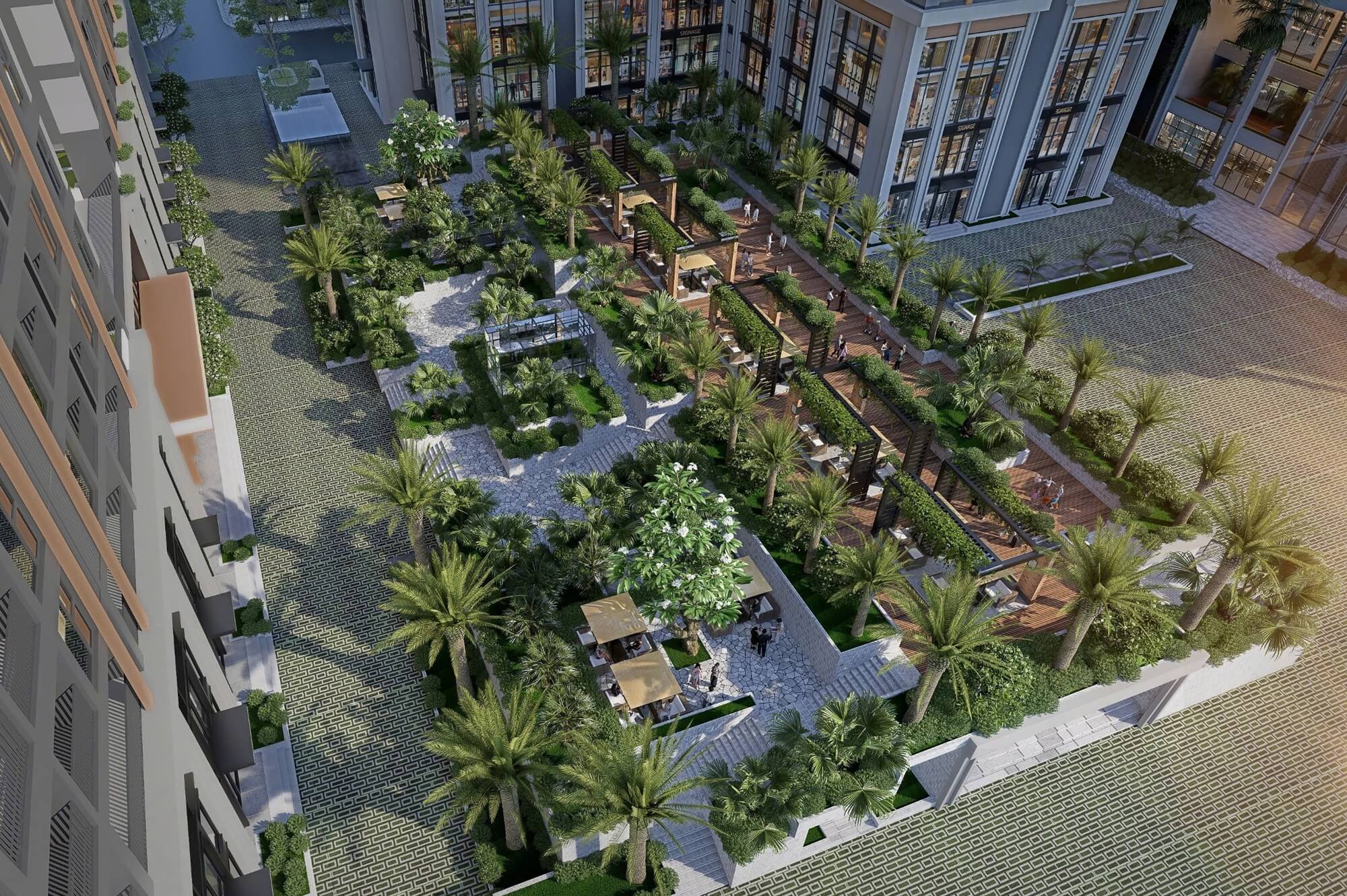 tiện ích dự án the flame vine hinode royal park