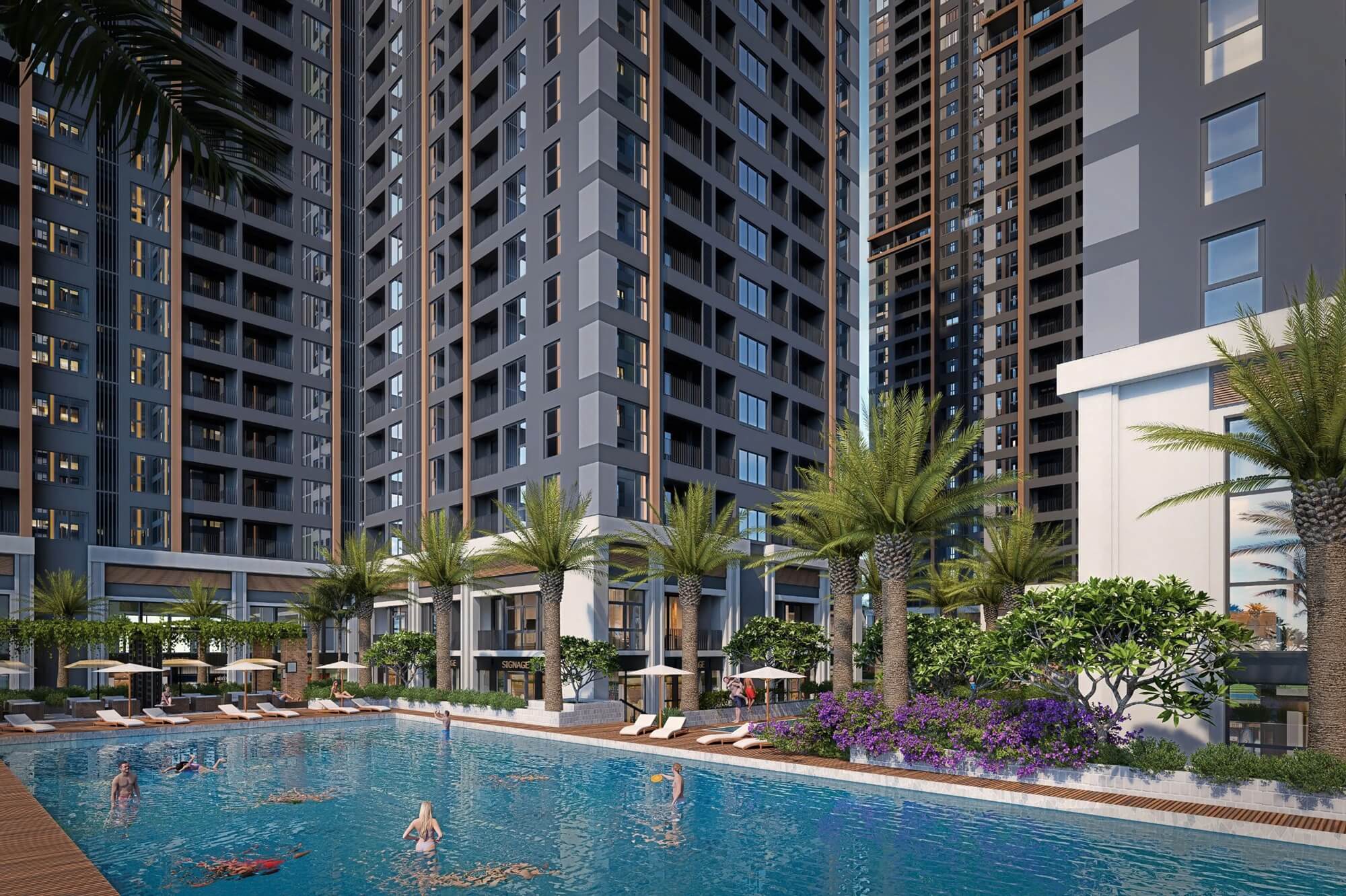 tiện ích dự án the flame vine hinode royal park