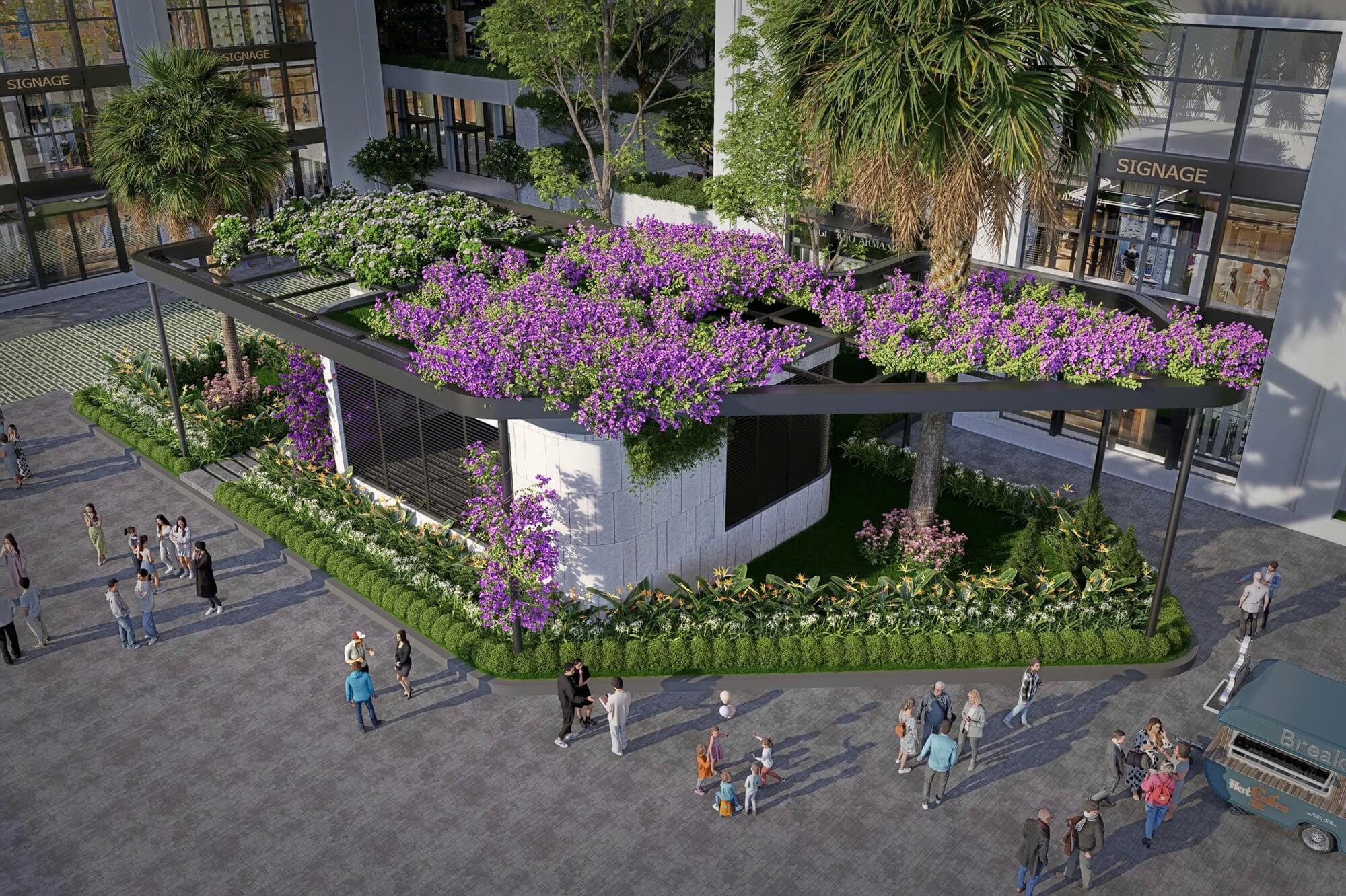 tiện ích dự án the flame vine hinode royal park