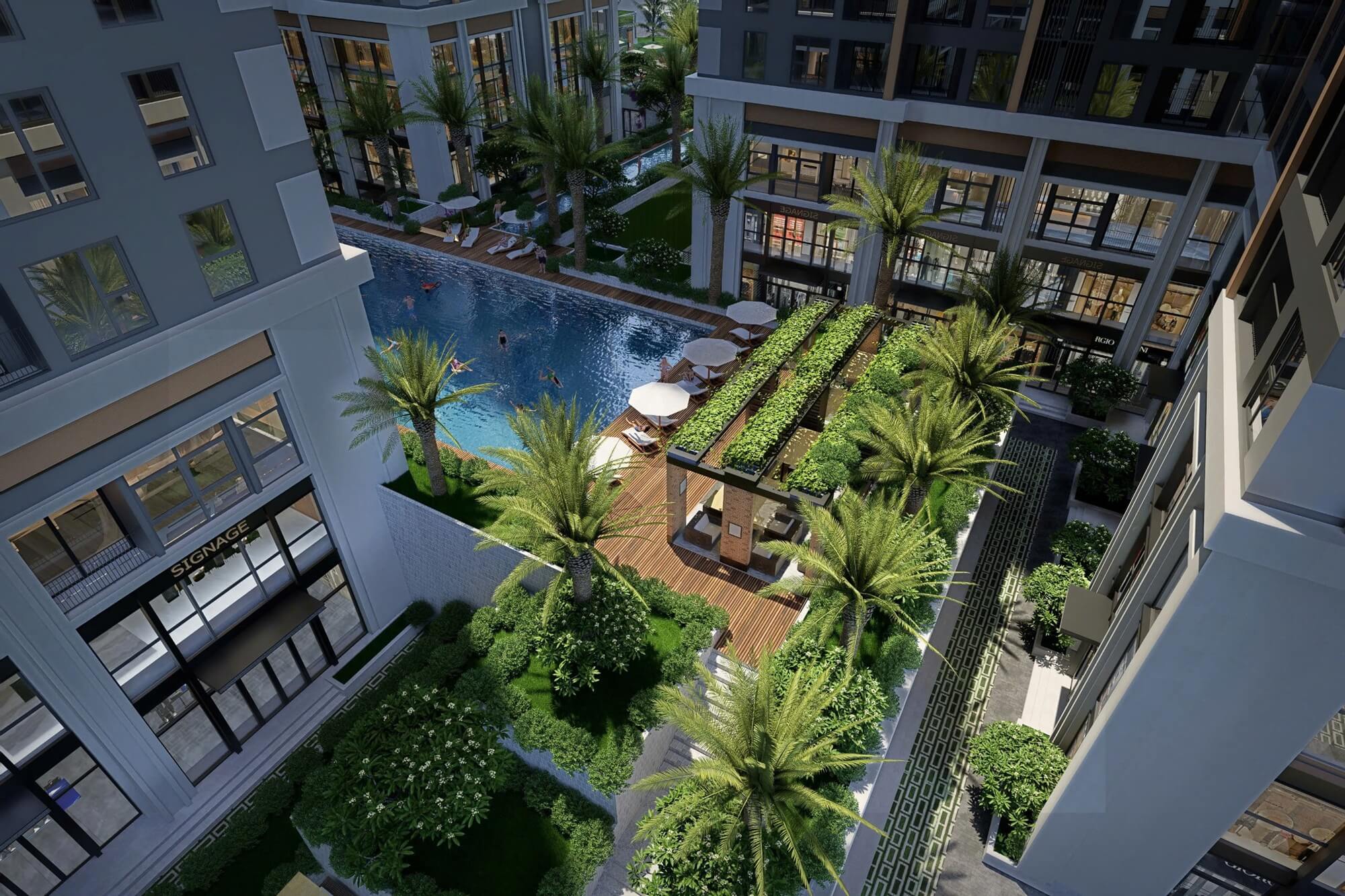 tiện ích dự án the flame vine hinode royal park